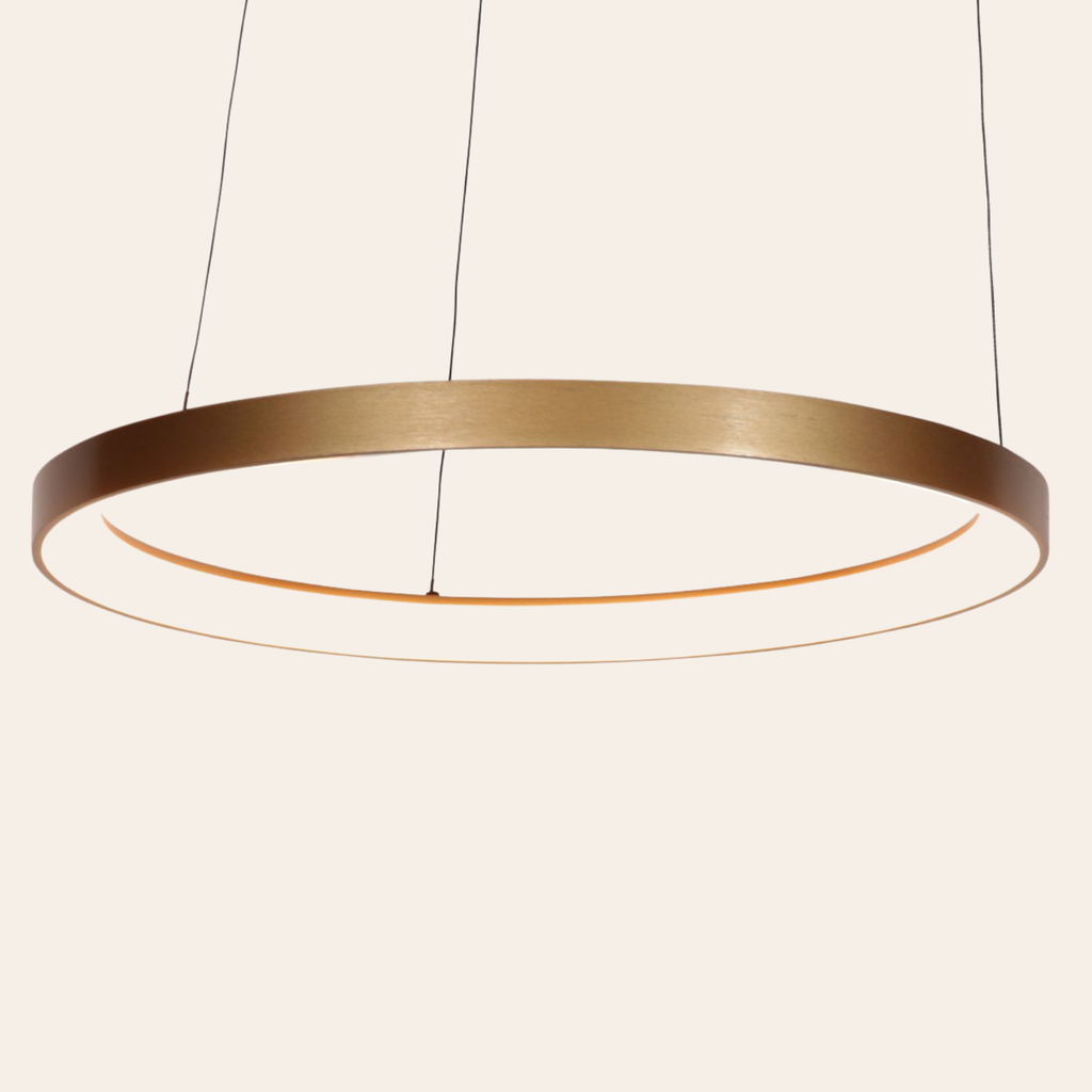 Steinhauer Ringlede Hanglamp Goud | Dimbaar, Verstelbaar, Modern Ringdesign Steinhauer