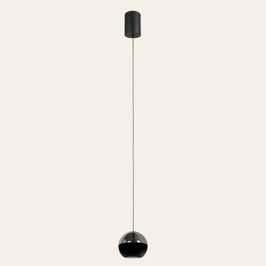 Steinhauer Belluno Hanglamp | Zwart, Smoke Glas, Dim to Warm LED