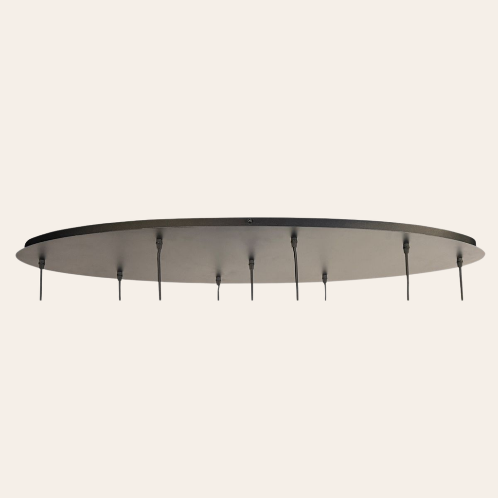 Steinhauer Bollique Hanglamp 9-lichts | Zwart Metaal, Smoke Glas, In Hoogte Verstelbaar Steinhauer