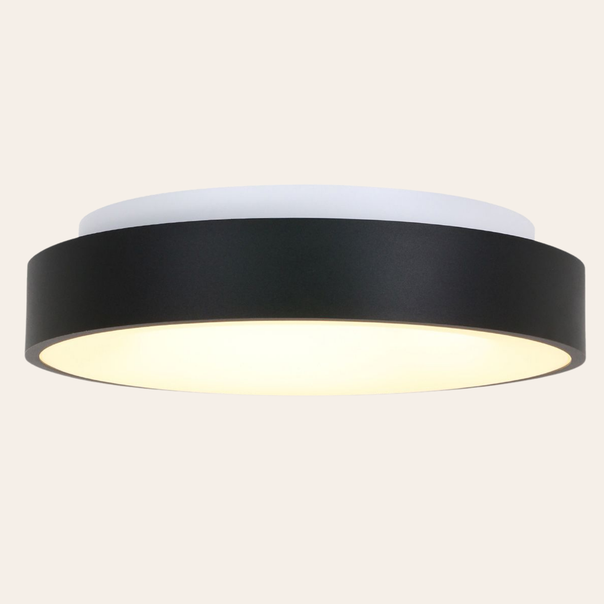 Steinhauer Ringlede Plafondlamp | Zwarte LED Ø48 cm, Dimbaar voor Slaapkamer en Woonruimte Steinhauer