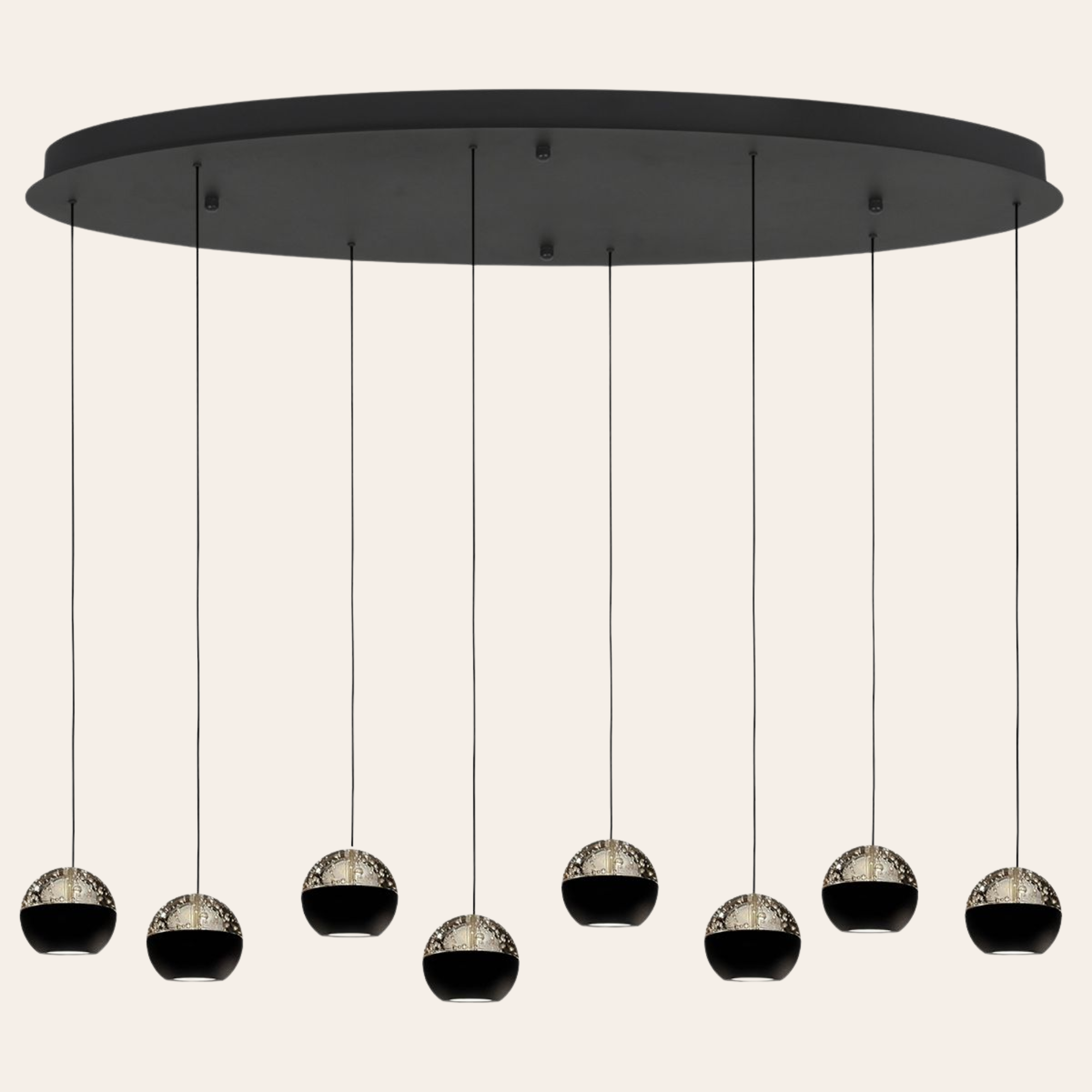 Steinhauer Belluno Hanglamp | 8-Lichts, Verstelbaar Cable Lift voor Eettafel en Woonkamer
