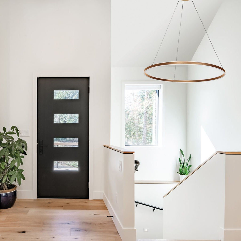 Steinhauer Ringlux Hanglamp Eettafel | Gouden LED Ring Ø100 cm, Verstelbaar Steinhauer