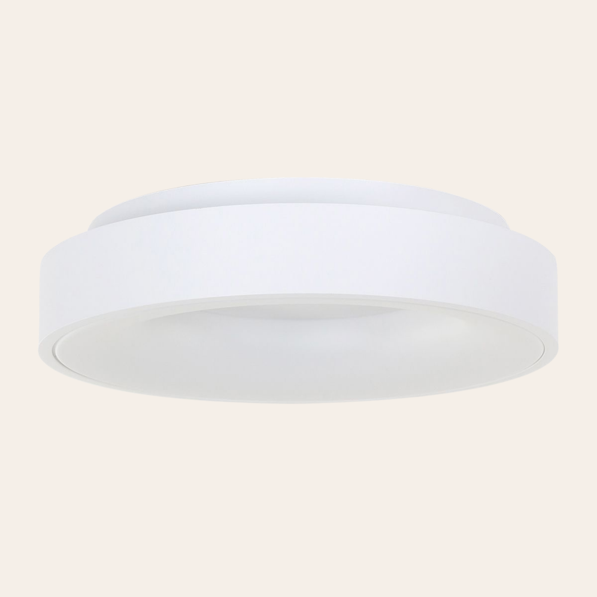 Steinhauer Ringlede Plafondlamp | Witte LED Ø48 cm, Dimbaar voor Slaapkamer en Woonruimte Steinhauer