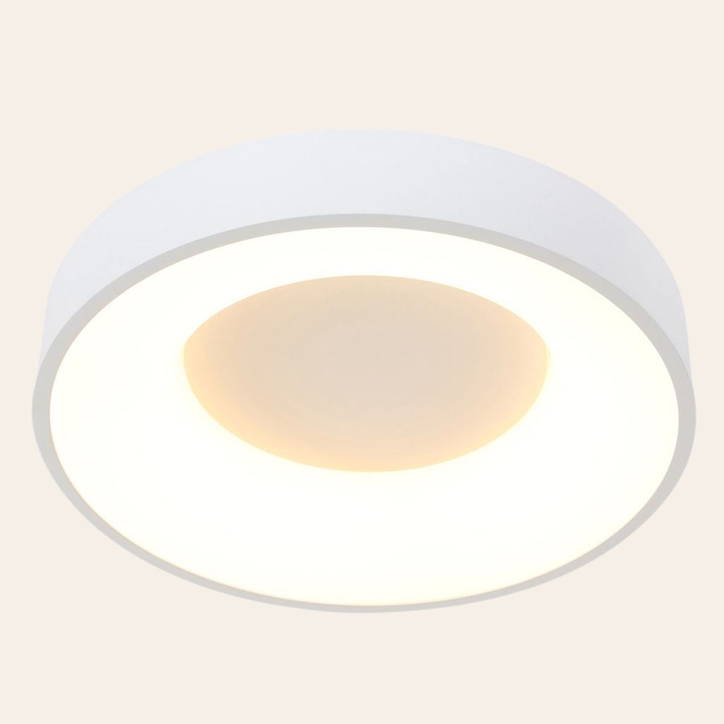Steinhauer Ringlede Plafondlamp | Witte LED Ø48 cm, Dimbaar voor Slaapkamer en Woonruimte Steinhauer