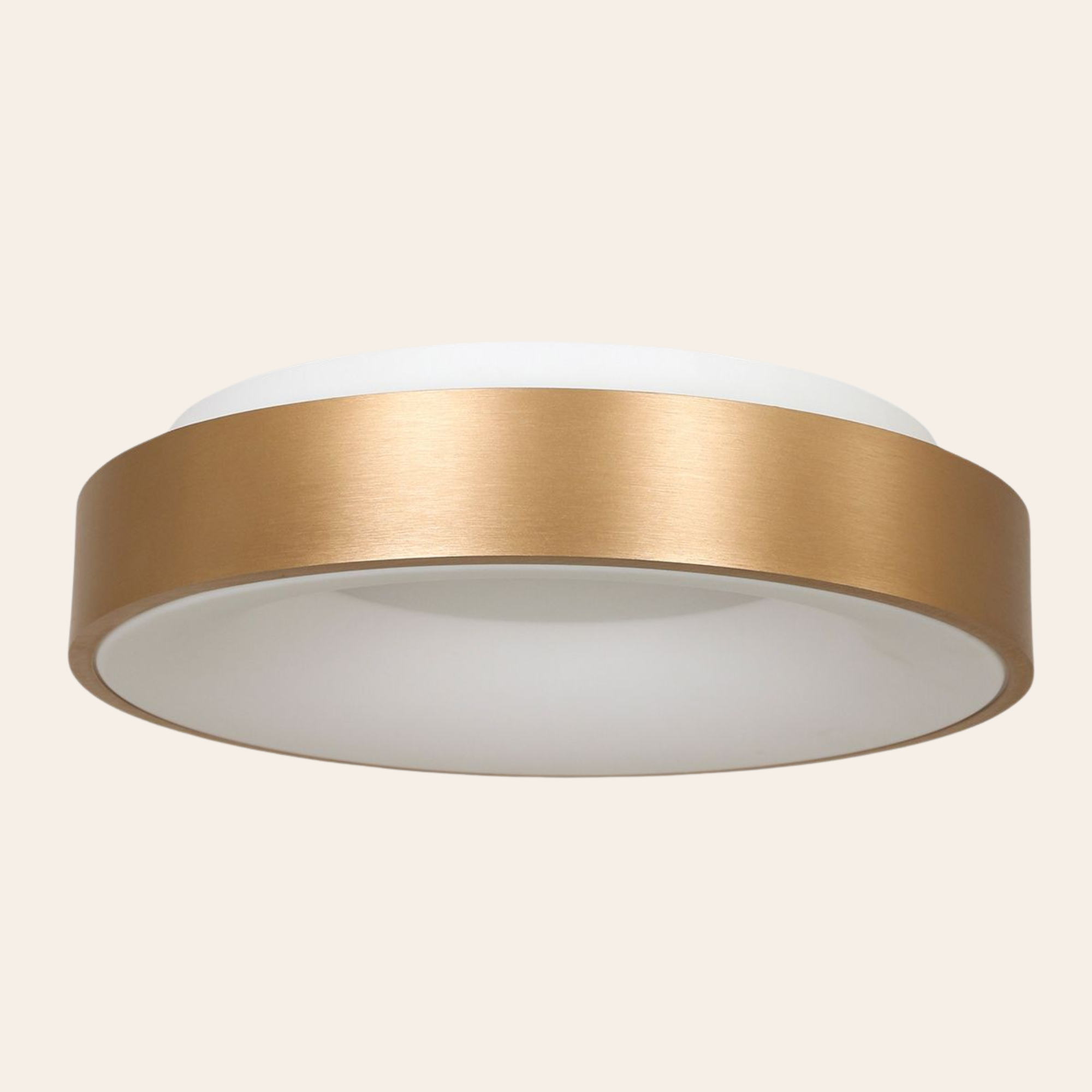 Steinhauer Ringlede Plafondlamp | Gouden LED Ø48 cm, Dimbaar voor Slaapkamer en Woonruimte
