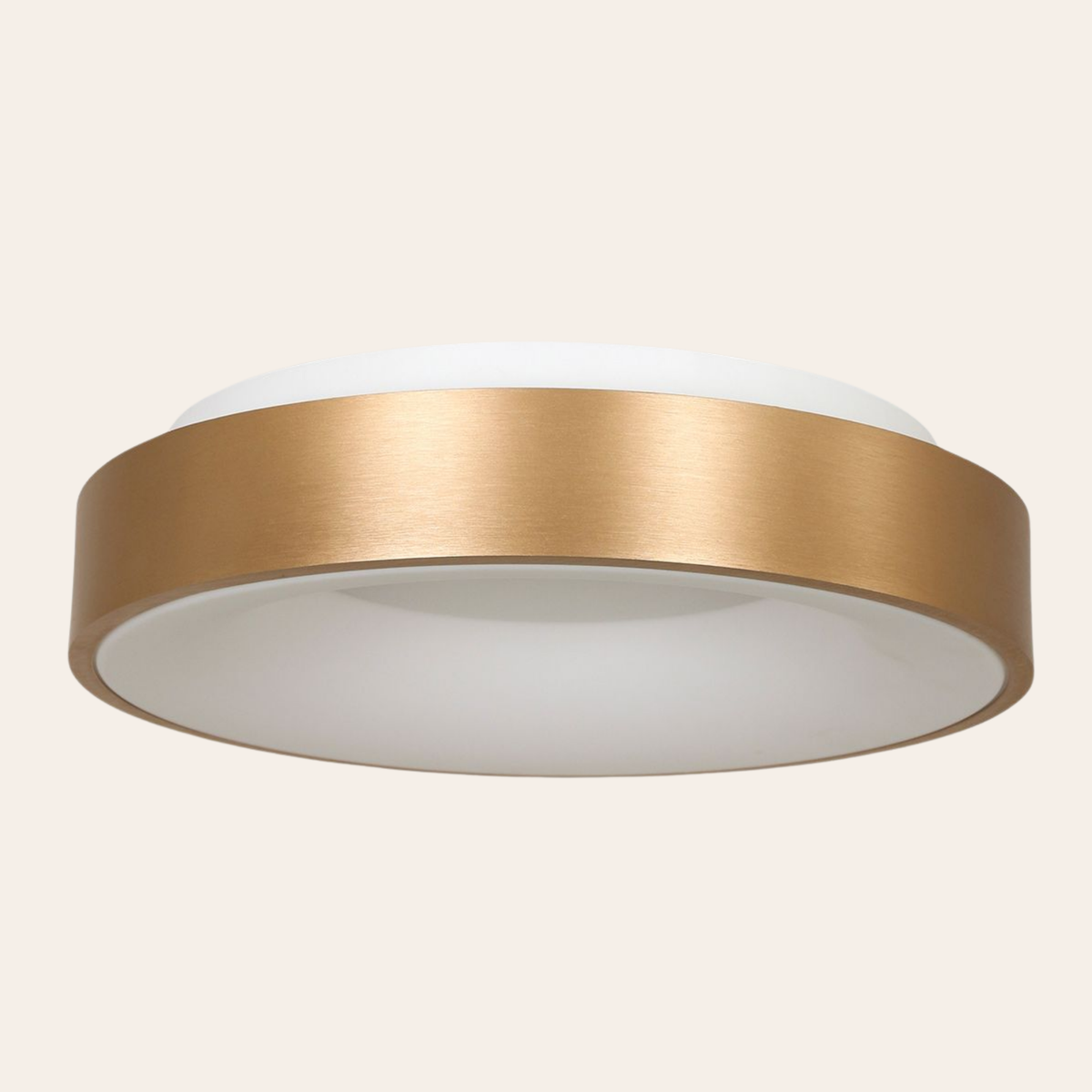 Steinhauer Ringlede Plafondlamp | Gouden LED Ø48 cm, Dimbaar voor Slaapkamer en Woonruimte Steinhauer