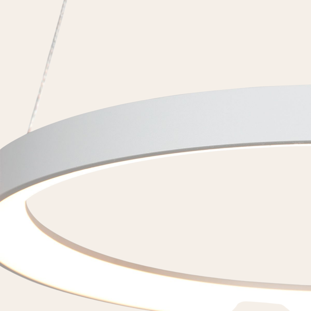 Steinhauer Ringlede Hanglamp Wit | Dimbaar, Verstelbaar, Modern Ringdesign Steinhauer