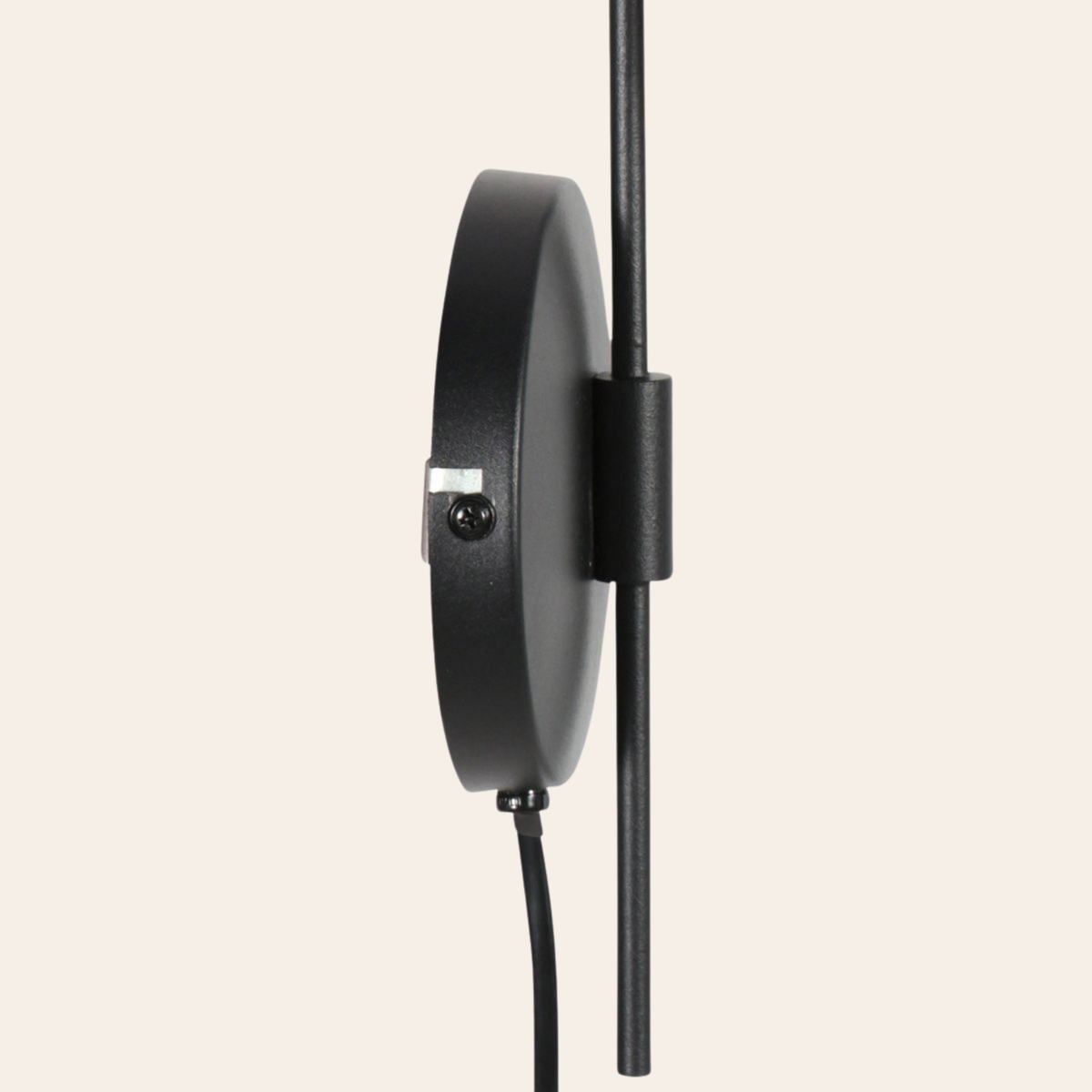 Steinhauer Bollique Wandlamp | Zwart Metaal, Smoke Glas, E14 Fitting Steinhauer