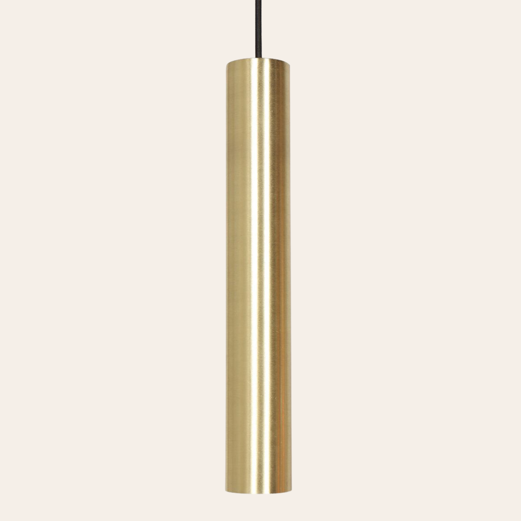 Steinhauer Bollique Hanglamp 5-lichts | Messing, Amberglas, Verstelbaar Steinhauer