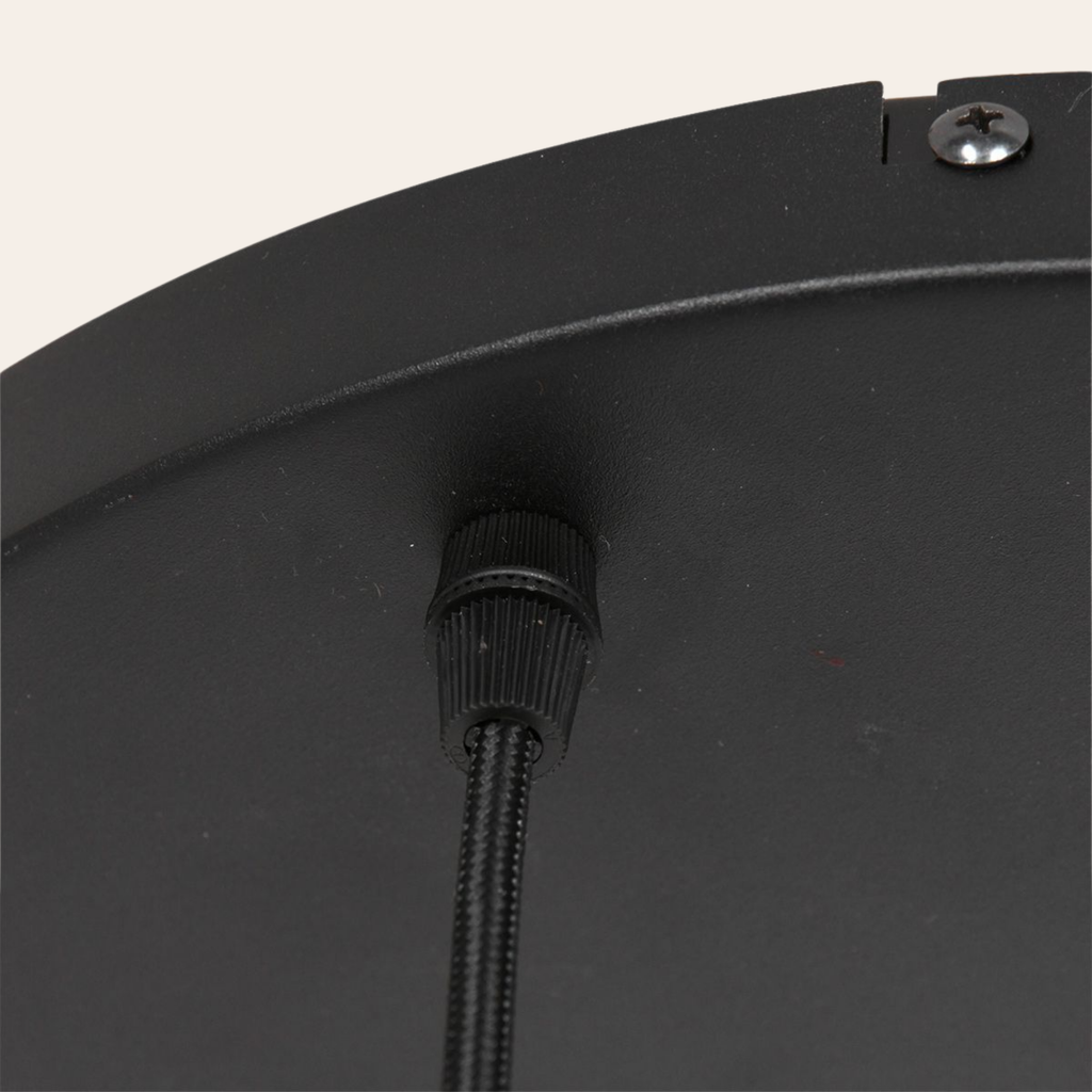 Steinhauer Bollique Hanglamp | Zwart Metaal, 3 Lichtpunten, Smoke Glas Steinhauer