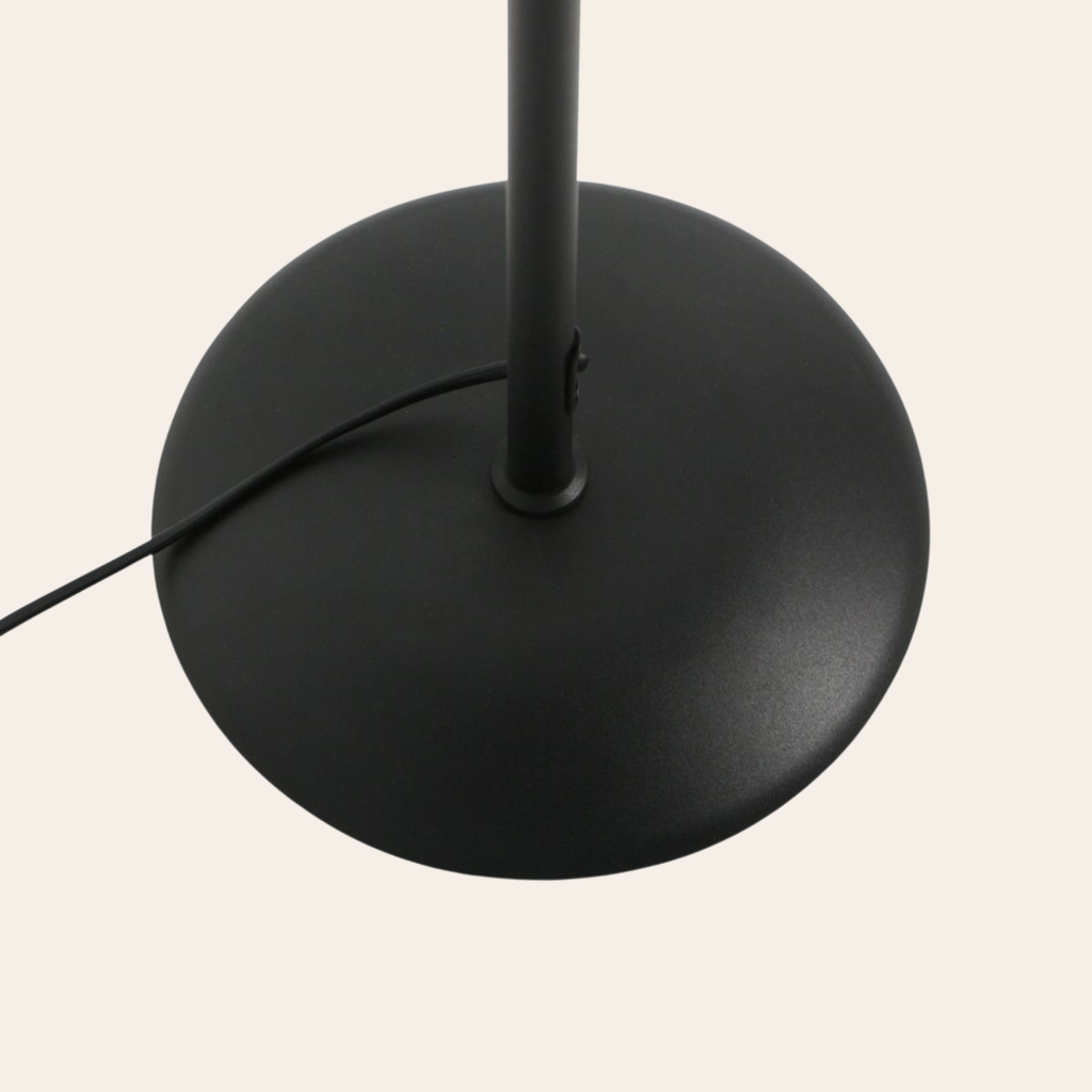 Steinhauer Bollique Vloerlamp | Zwart Metaal, 3-Lichts Smoke Glas voor Woonkamer