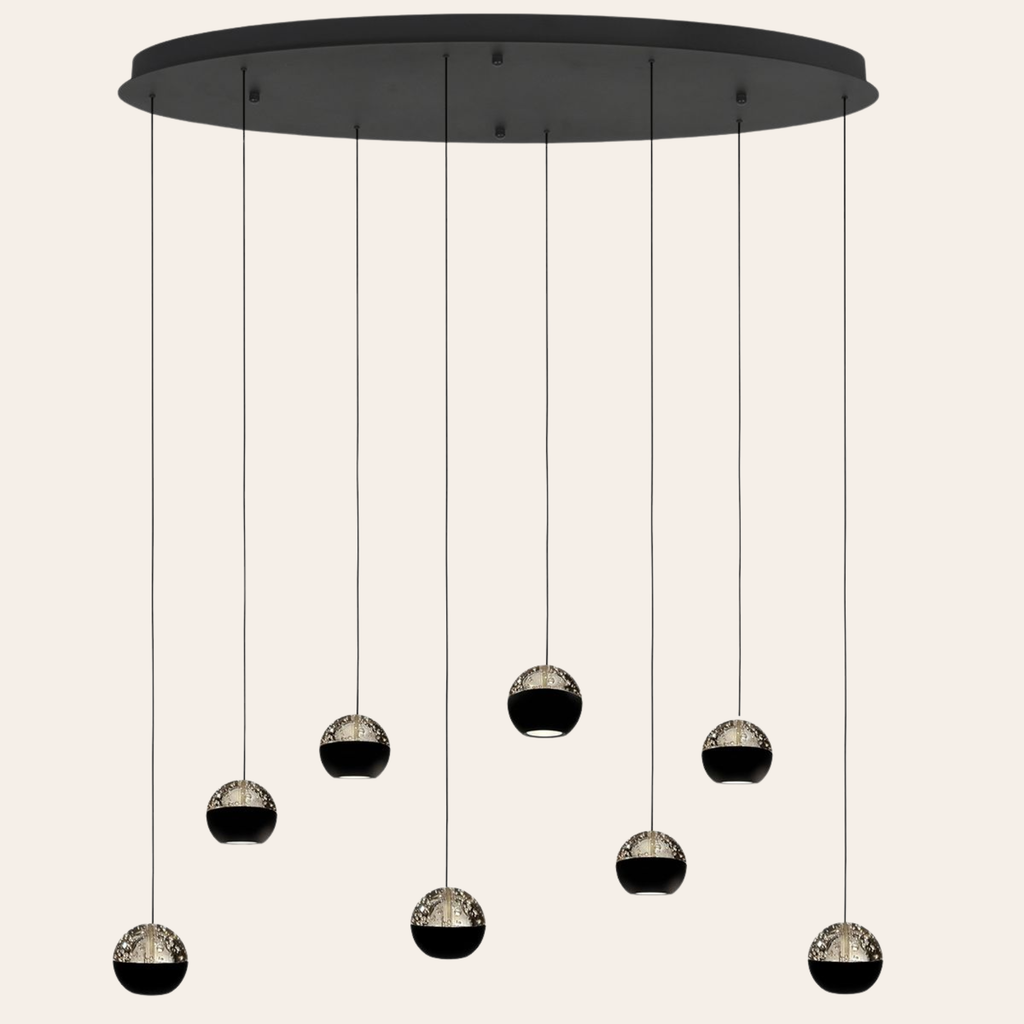 Steinhauer Belluno Hanglamp | 8-Lichts, Verstelbaar Cable Lift voor Eettafel en Woonkamer