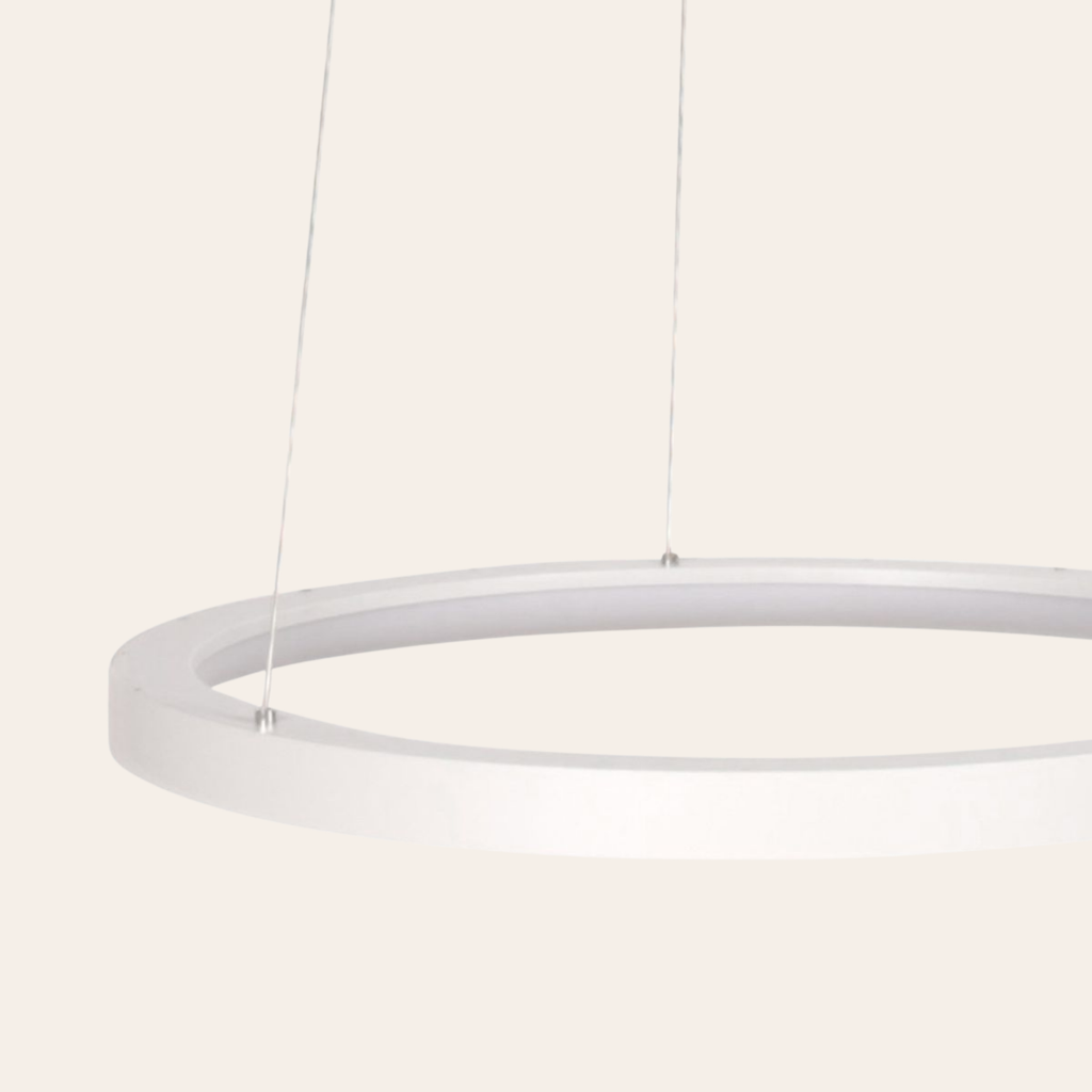 Steinhauer Ringlede Hanglamp Wit | Dimbaar, Verstelbaar, Modern Ringdesign Steinhauer