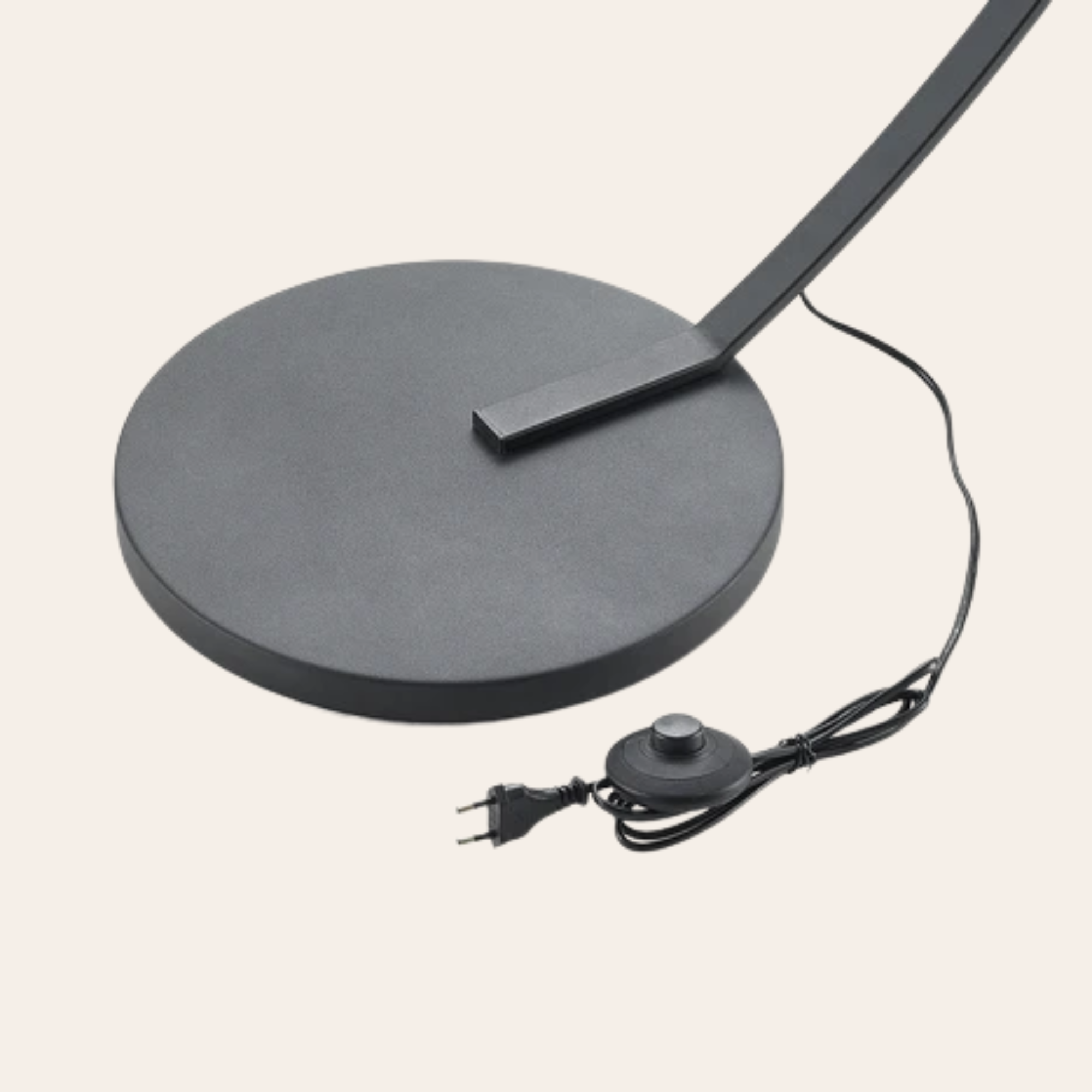 Lindby Emilienne Booglamp Zwart met Goudkleurige Kap - Metalen Vloerlamp 180 cm E27