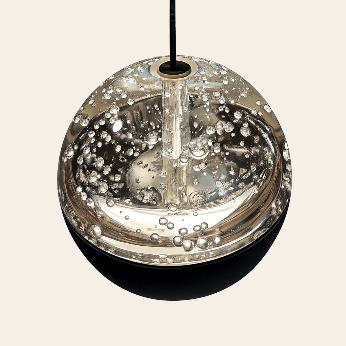 Steinhauer Belluno Hanglamp | Zwart, Smoke Glas, Dim to Warm LED Steinhauer