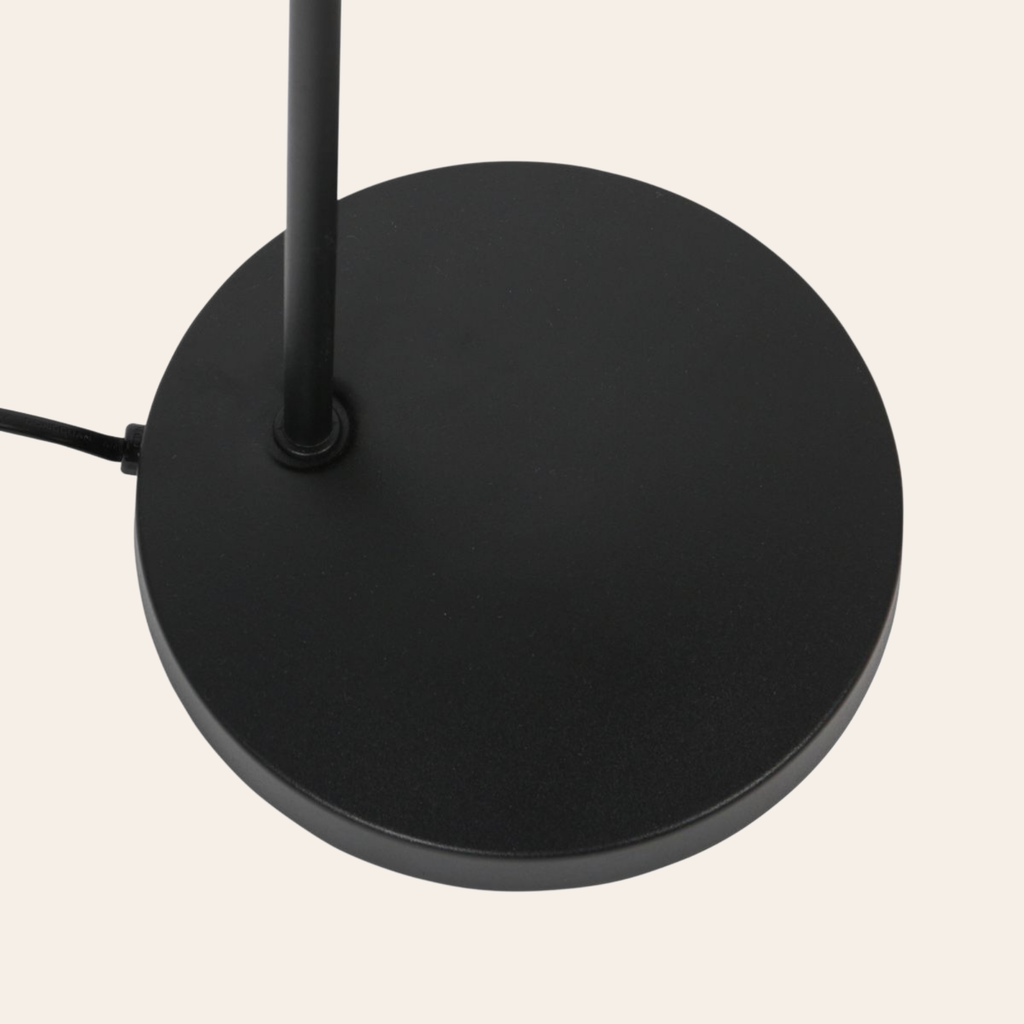 Steinhauer Bollique Tafellamp | Zwart Metaal, Smoke Glas, E14 Fitting Steinhauer