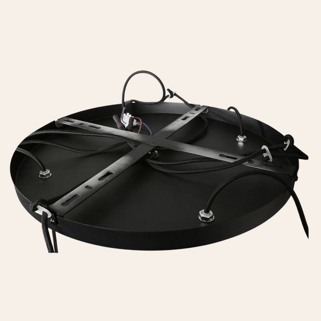 Steinhauer Bollique Hanglamp | Messing, 5-lichts met Amber Glas