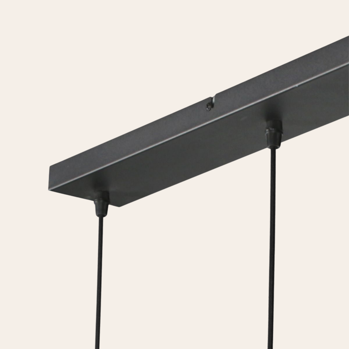 Steinhauer Drovia Hanglamp Zwart | Smoke Glas, 5-lichts voor Eettafel Steinhauer