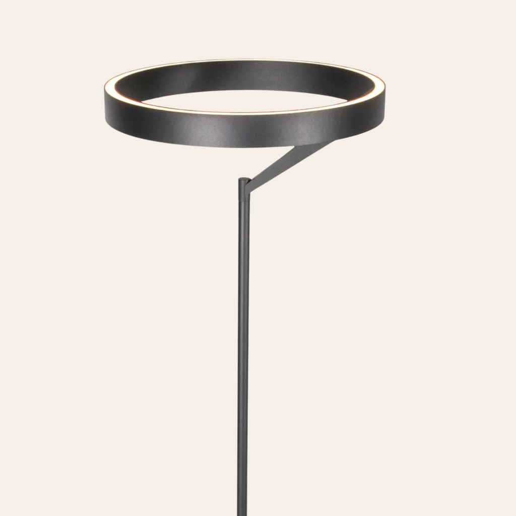 Steinhauer Mykty Vloerlamp | Zwarte LED, Dimbaar, 170 cm Hoog voor Woonkamer