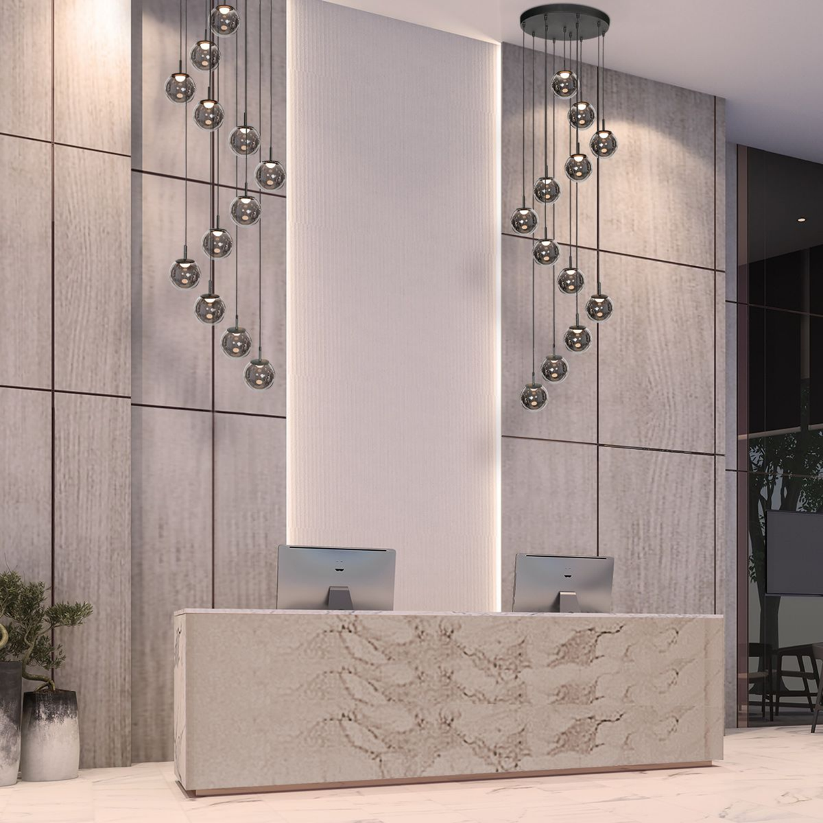 Steinhauer Bollique Hanglamp Zwart | Metaal, 12 Lichtpunten, Dimbaar, Ideaal voor Eettafel en Woonkamer Steinhauer