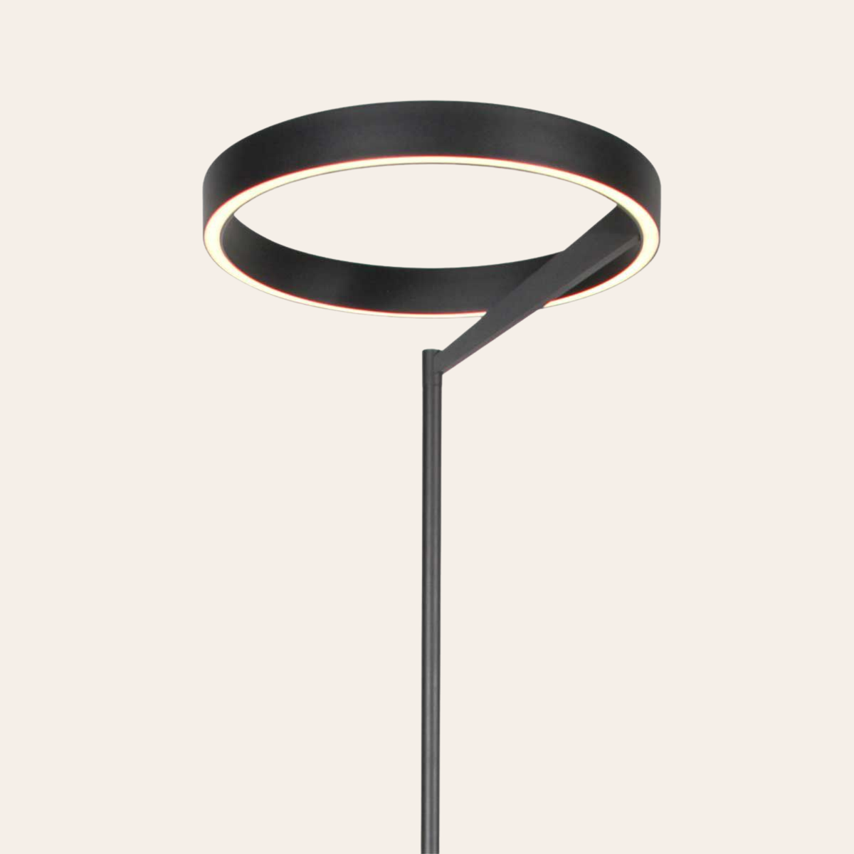 Steinhauer Mykty Vloerlamp | Zwarte LED, Dimbaar, 170 cm Hoog voor Woonkamer Steinhauer