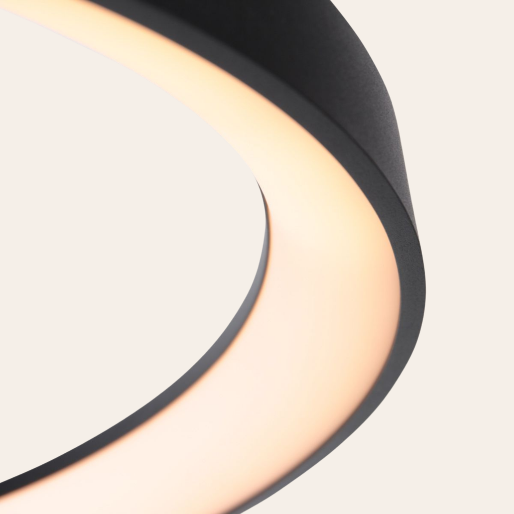 Steinhauer Ringlede Hanglamp Zwart | Dimbaar, Verstelbaar, Modern Ringdesign Steinhauer