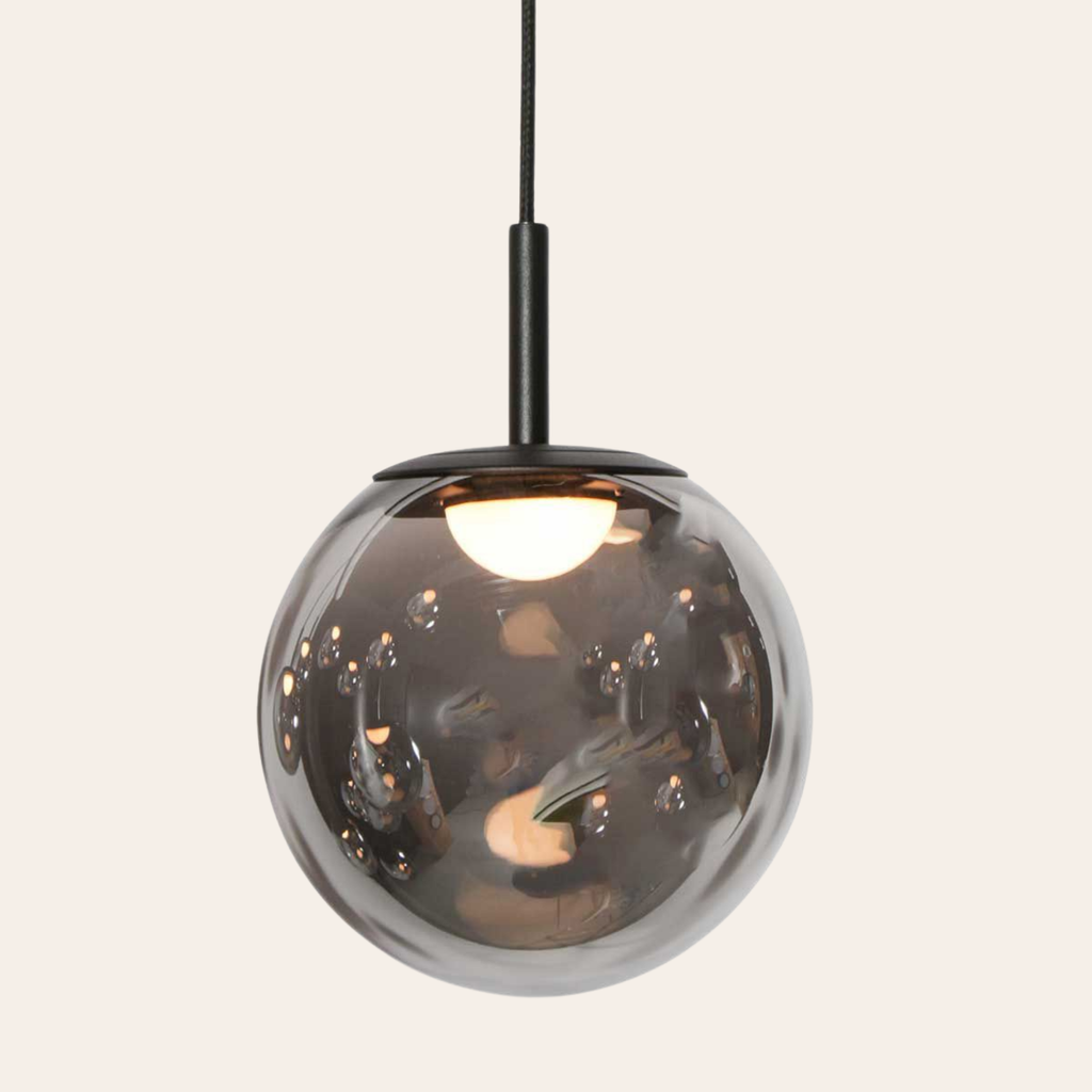 Steinhauer Bollique Hanglamp Zwart | Metaal, 12 Lichtpunten, Dimbaar, Ideaal voor Eettafel en Woonkamer Steinhauer
