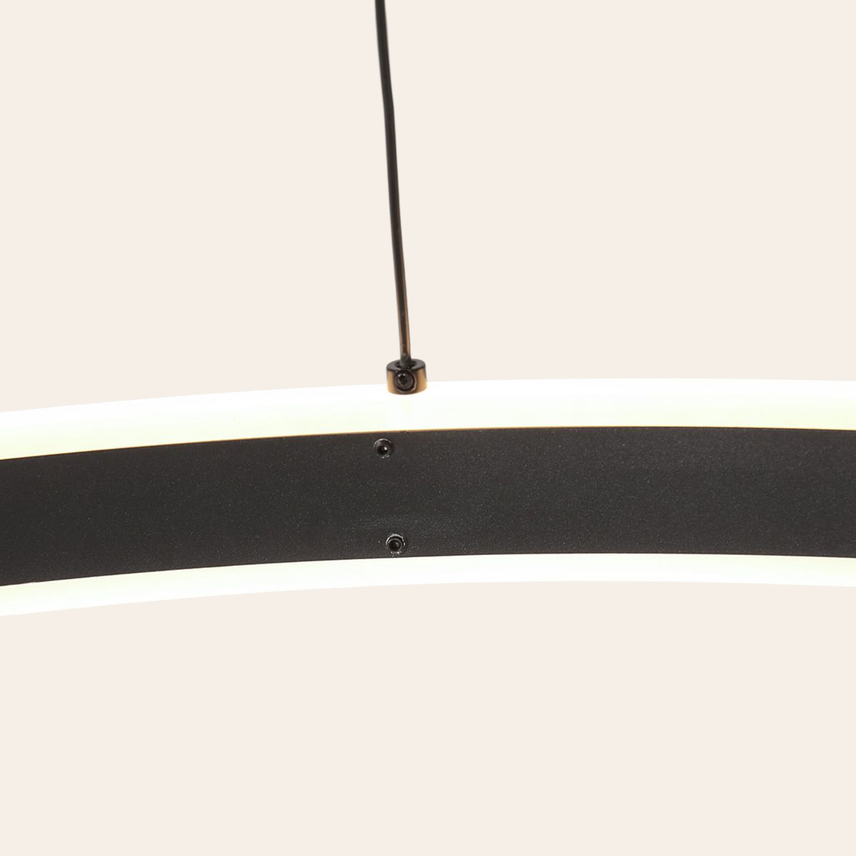 Steinhauer Ringlux Hanglamp Zwart | Verstelbare LED-ring Ø100 cm voor Eettafel en Woonkamer Steinhauer