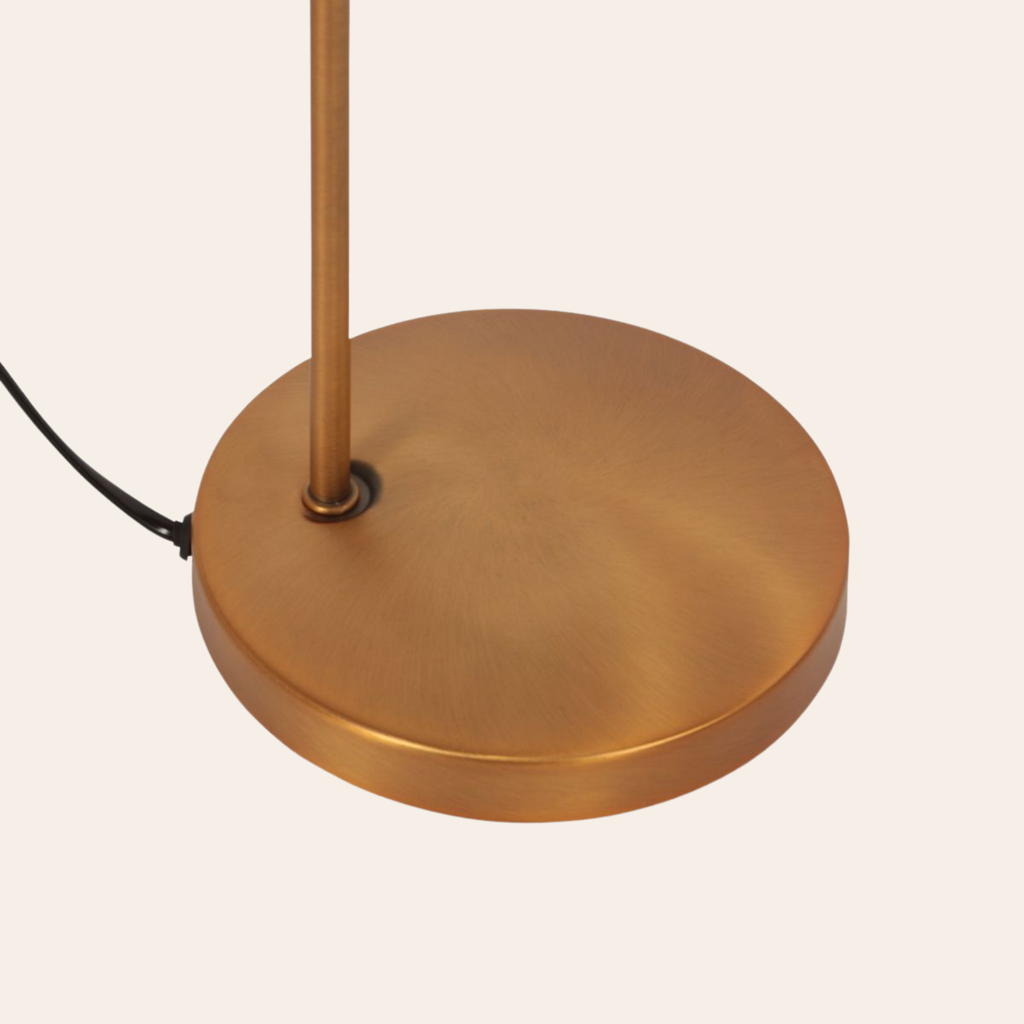 Steinhauer Bollique Tafellamp | Bronskleurig Metaal, Amber Glas, Dimbaar Steinhauer