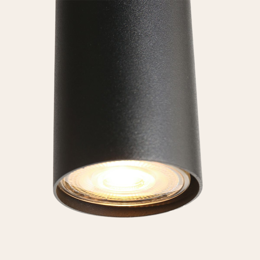 Steinhauer Reflexion Hanglamp 9-lichts | Zwart Metaal, Smoke Glas, Dimbaar