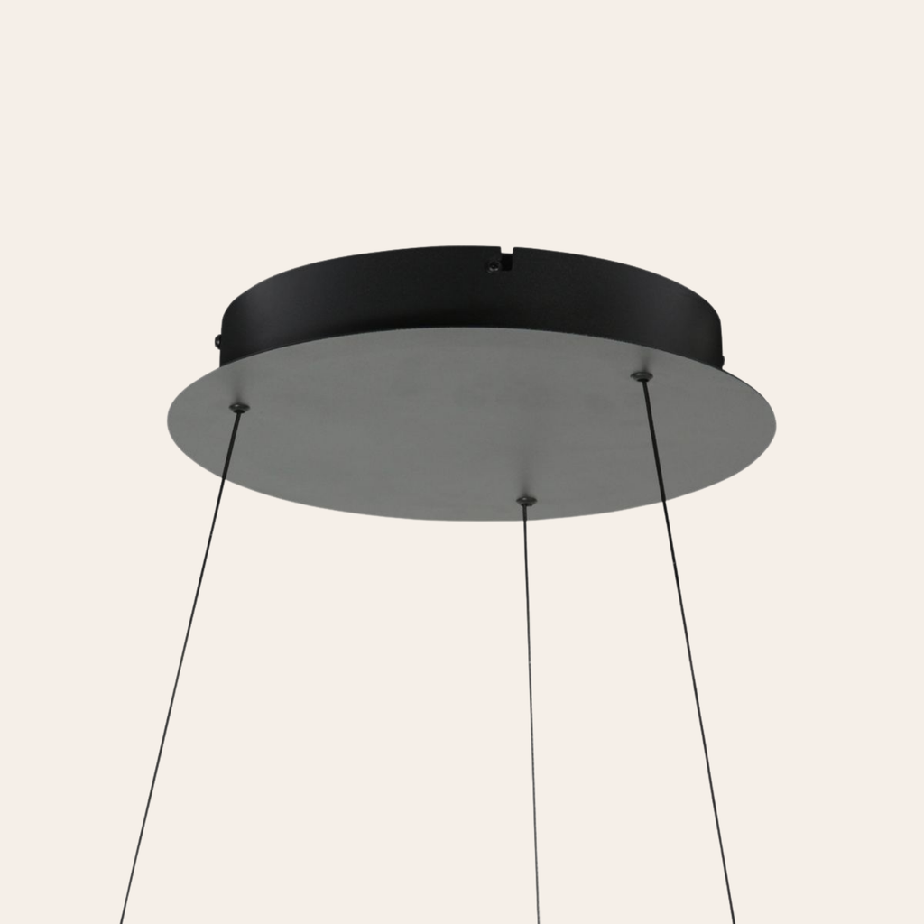 Steinhauer Ringlede Hanglamp Zwart | Dimbaar, Verstelbaar, Modern Ringdesign Steinhauer