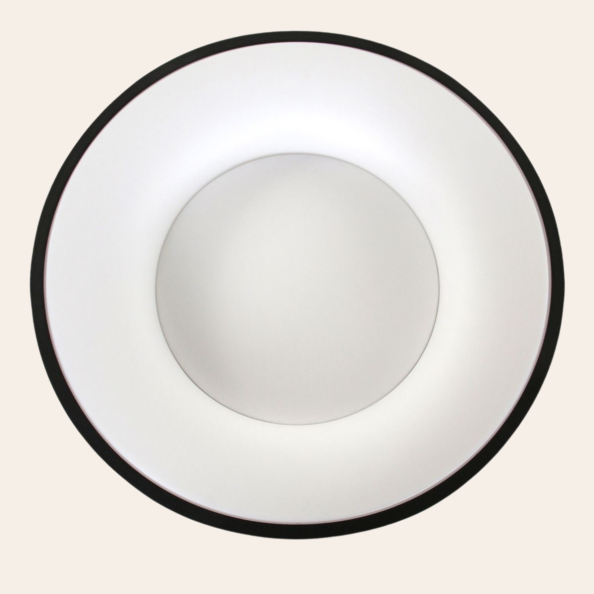 Steinhauer Ringlede Plafondlamp | Zwarte LED Ø48 cm, Dimbaar voor Slaapkamer en Woonruimte Steinhauer